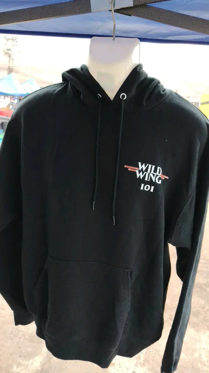Polerón con capucha Wild Wing negro
