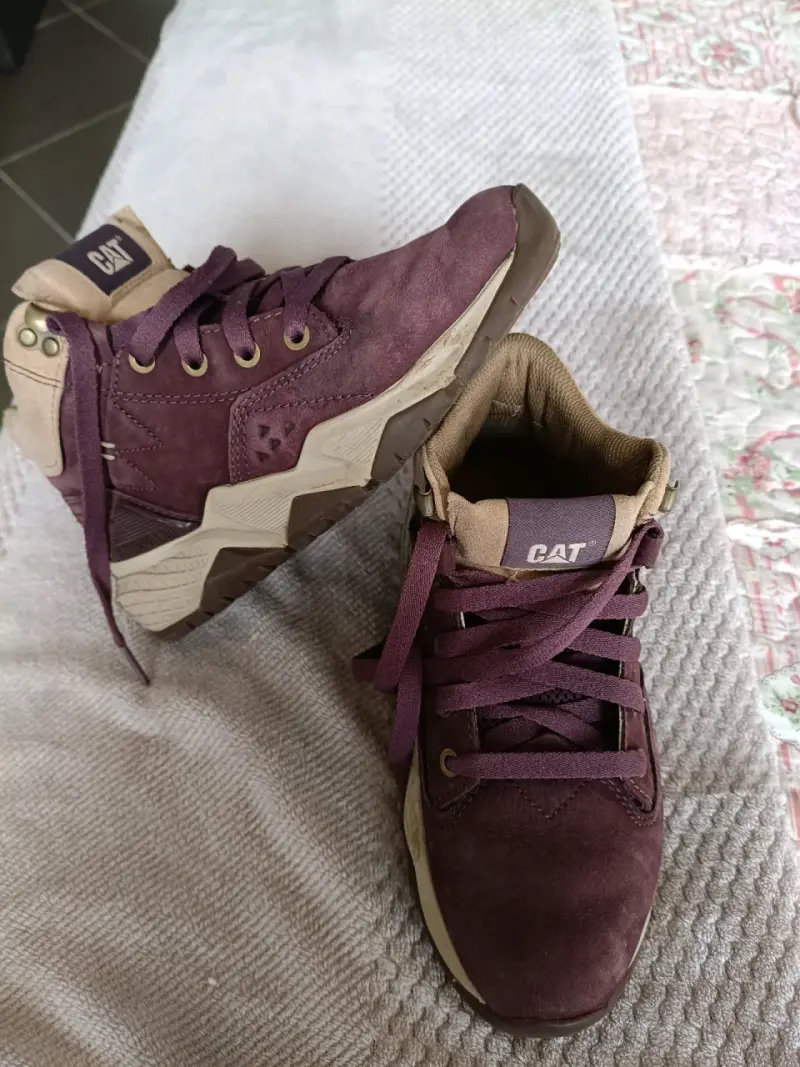 Botines Mujer CAT P110962 Vino - 2