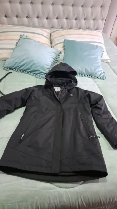 Parka Negra Mujer Doite Heritage Impermeable - miniatura 1