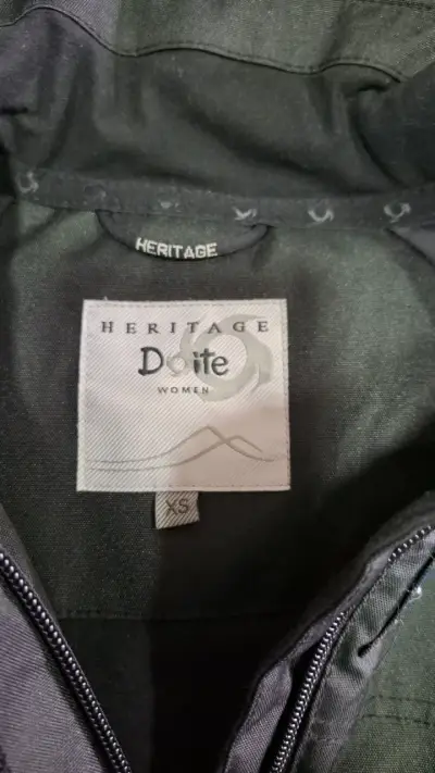 Parka Negra Mujer Doite Heritage Impermeable - miniatura 2