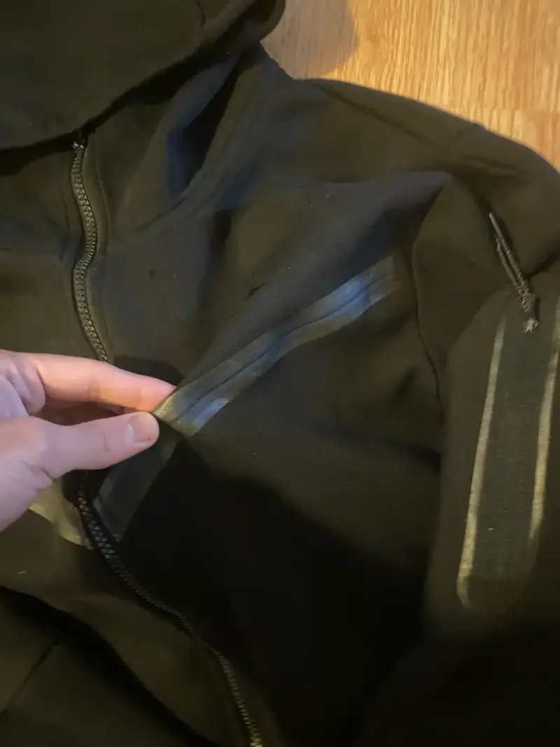 Polerón con capucha Nike negro talla L - 5