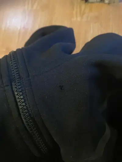 Polerón con capucha Nike negro talla L - miniatura 6