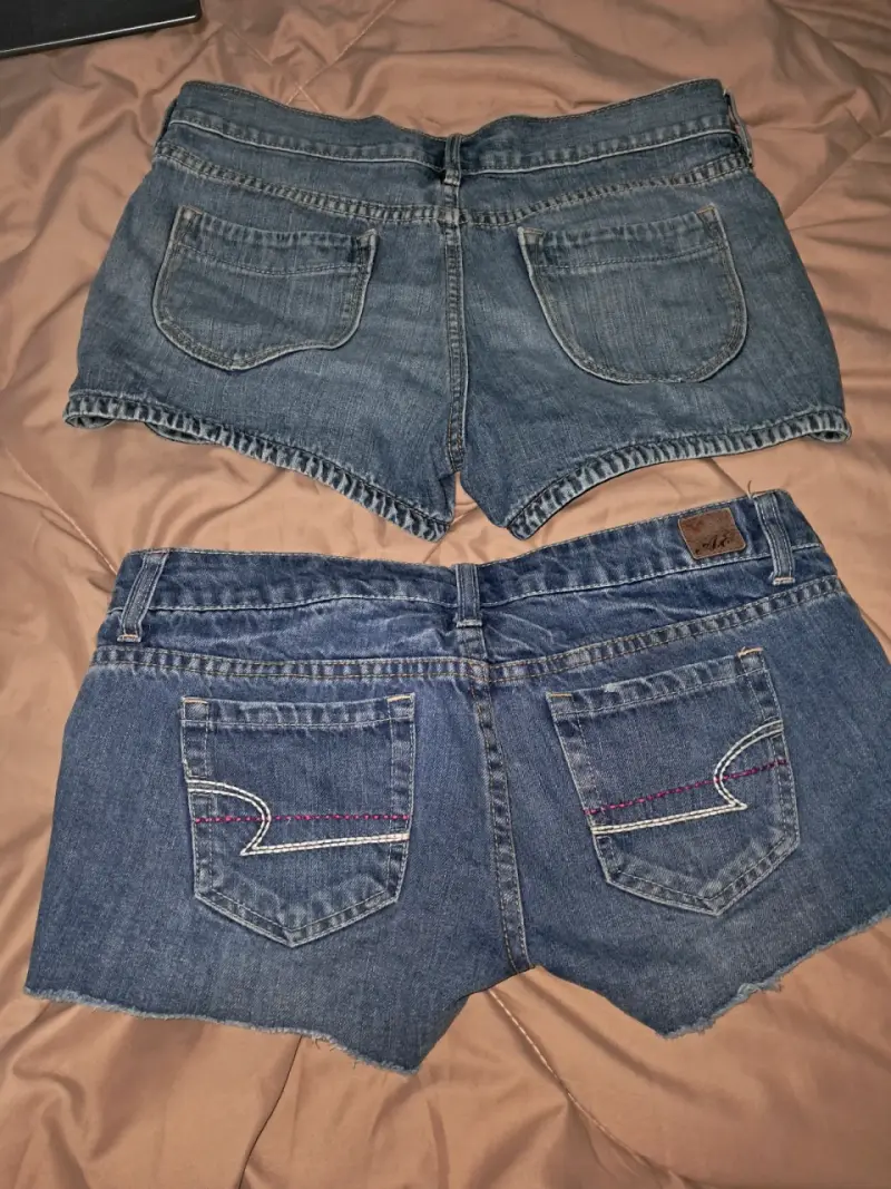 Shorts de mezclilla para mujer American Eagle - 2