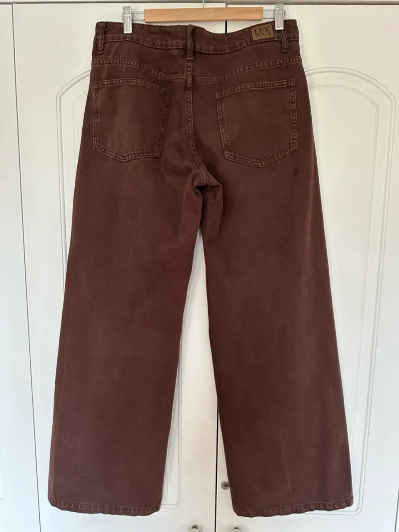 Pantalones de mezclilla marrones LPK talla 40 - 2