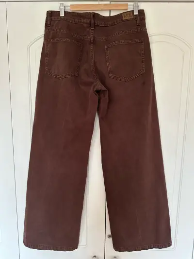 Pantalones de mezclilla marrones LPK talla 40 - miniatura 2
