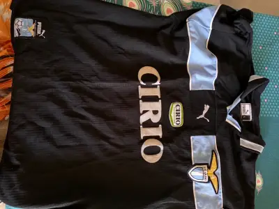 Camiseta Puma Lazio Negra Retro Salas - miniatura 1