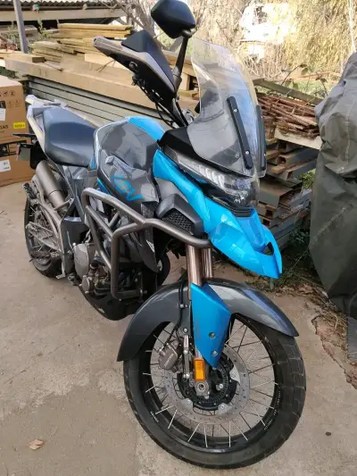 Moto Zontes T310 Adventure Azul - miniatura 1