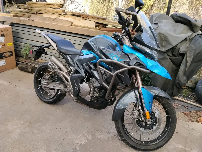 Moto Zontes T310 Adventure Azul - 2
