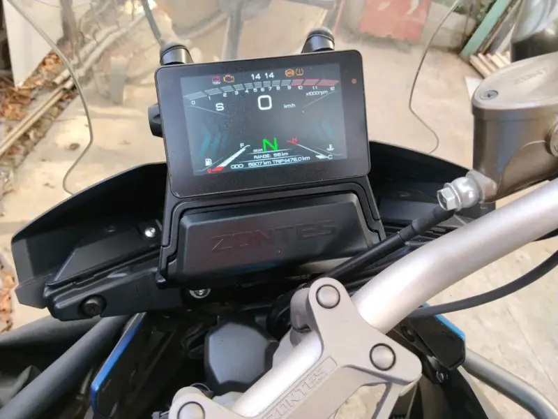 Moto Zontes T310 Adventure Azul - 4