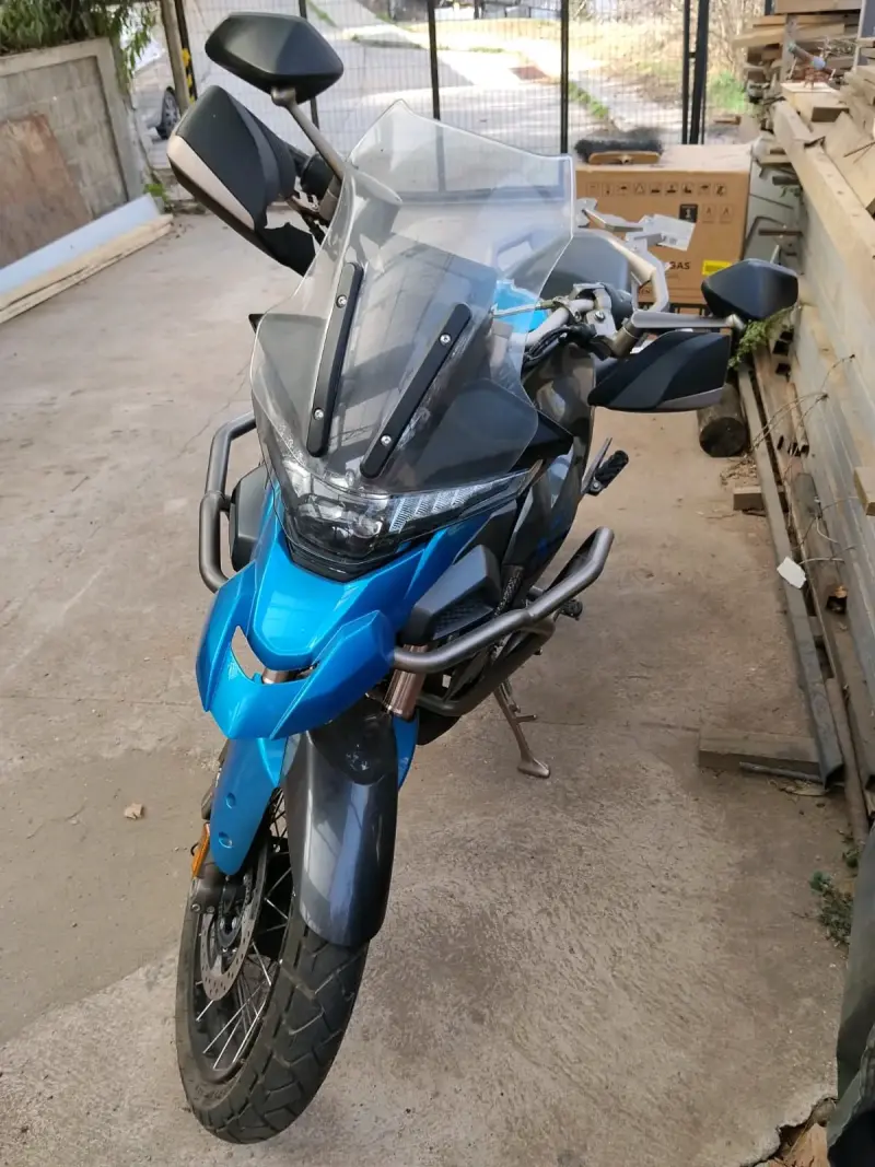 Moto Zontes T310 Adventure Azul - 5