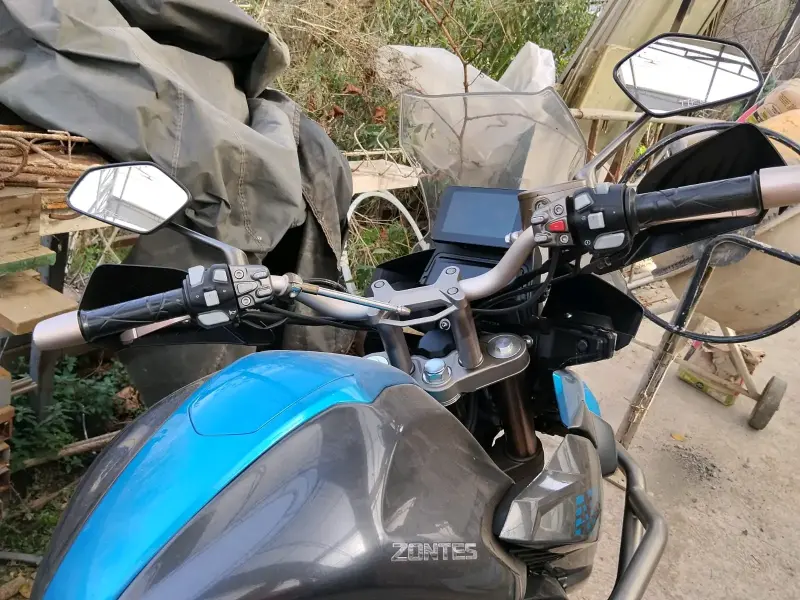 Moto Zontes T310 Adventure Azul - 6