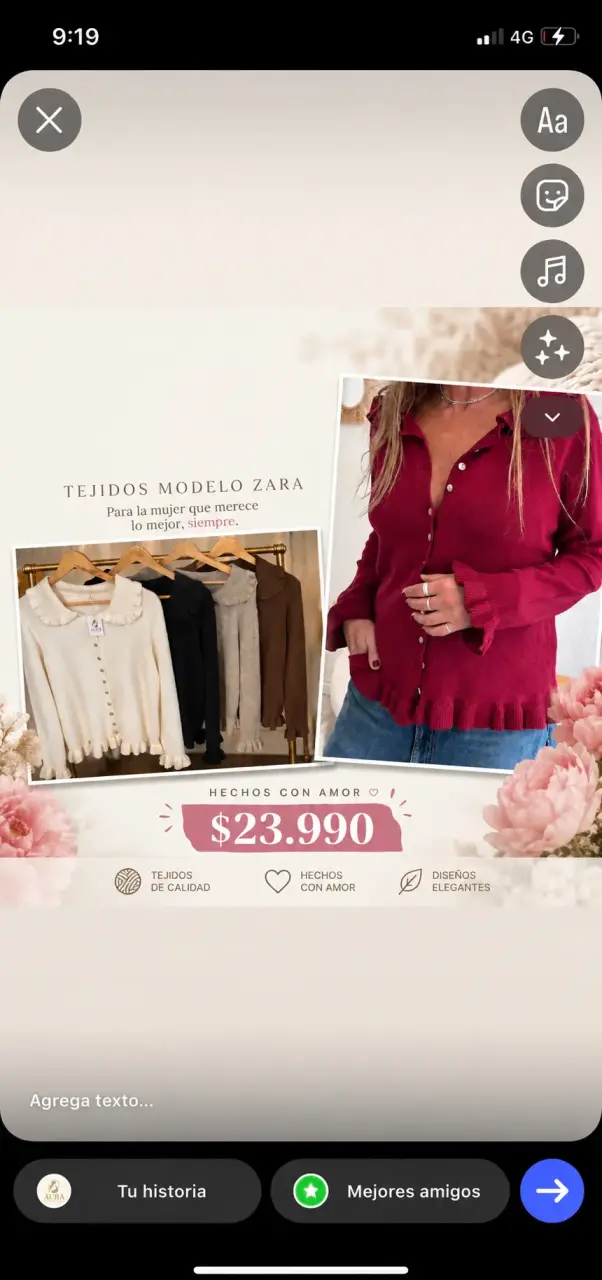Cárdigan de mujer tejido elegante - 1