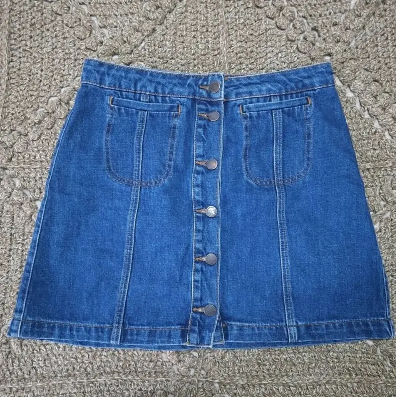 Falda Jeans Topshop 38 - 1