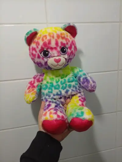 Osito de Peluche Multicolor con Estampado de Leop - miniatura 1