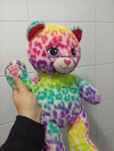 Osito de Peluche Multicolor con Estampado de Leop - miniatura 2