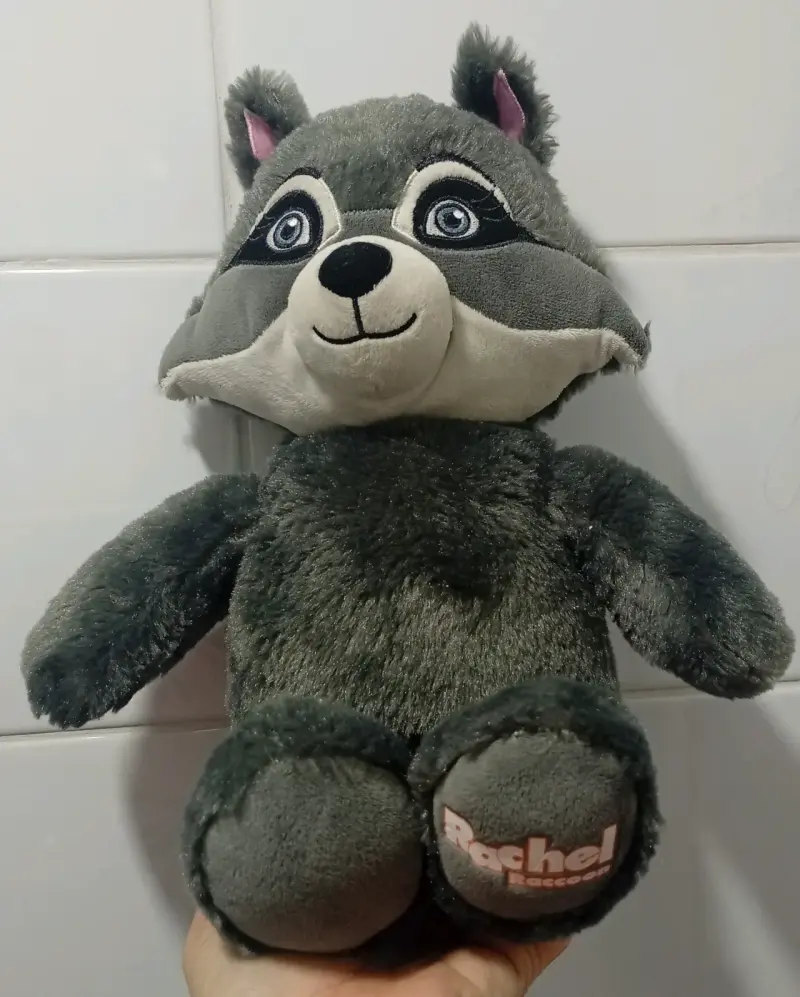 bab Peluche mapache Rachel suave y tierno - 1