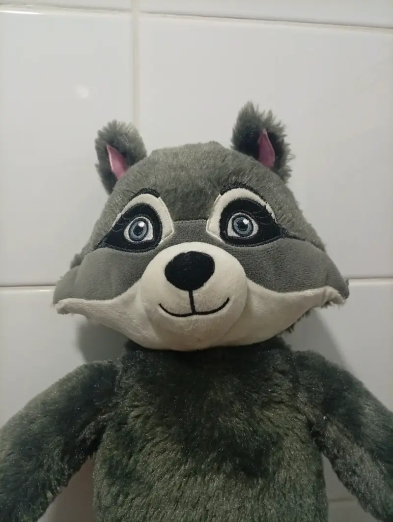 bab Peluche mapache Rachel suave y tierno - 3