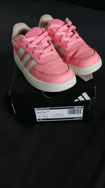 Zapatillas Adidas Breaknet 2.0 K Rosadas para Niños - miniatura 1