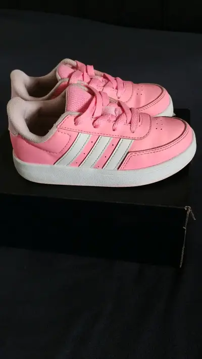 Zapatillas Adidas Breaknet 2.0 K Rosadas para Niños - miniatura 2