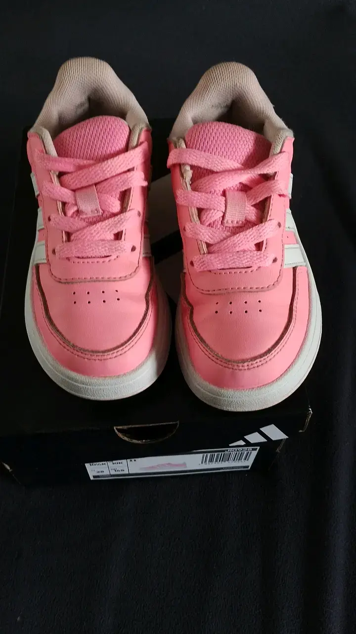 Zapatillas Adidas Breaknet 2.0 K Rosadas para Niños - 3