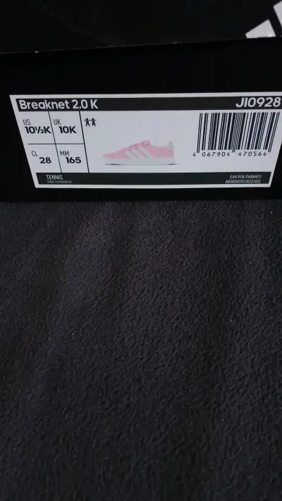 Zapatillas Adidas Breaknet 2.0 K Rosadas para Niños - miniatura 4