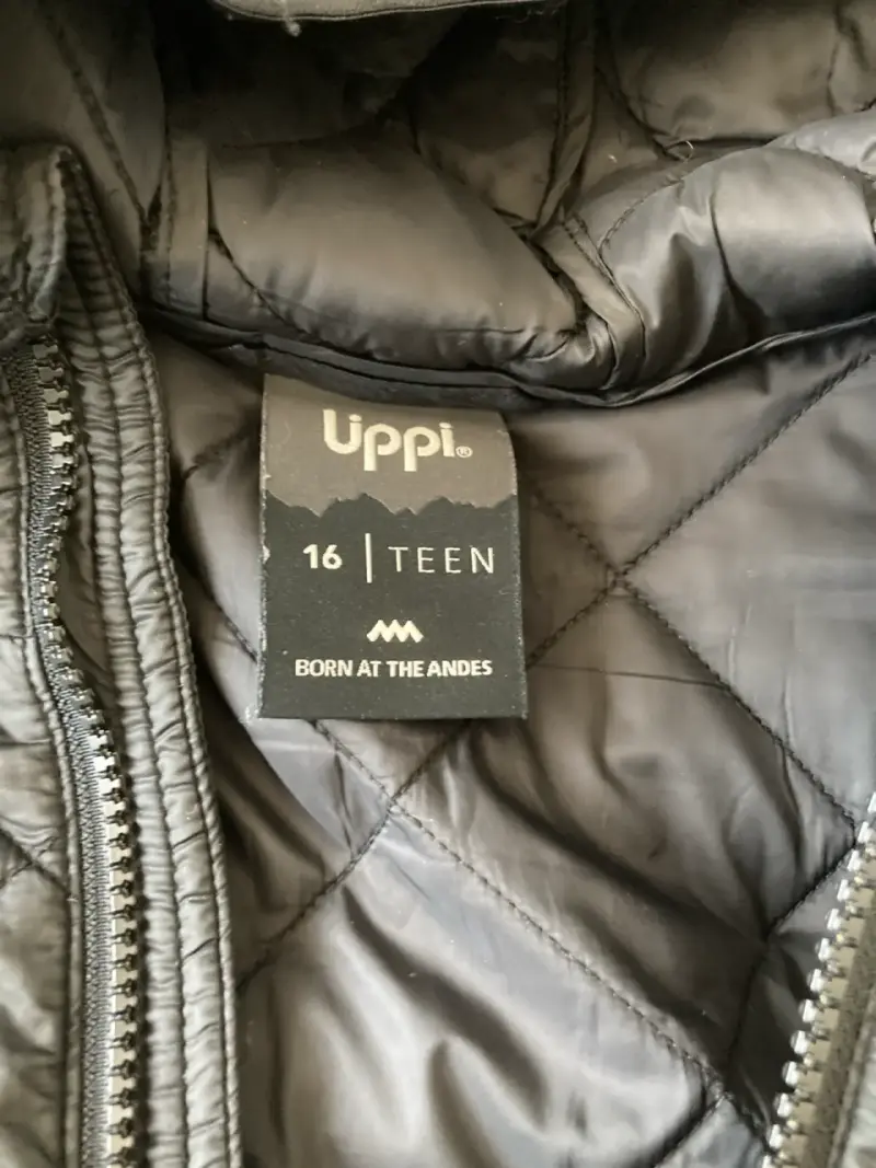 Chaqueta acolchada negra Upp! para adolescentes - 2