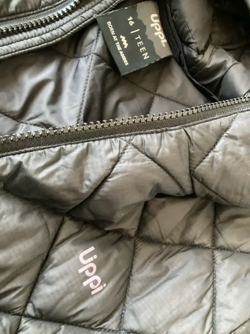 Chaqueta acolchada negra Upp! para adolescentes - 4