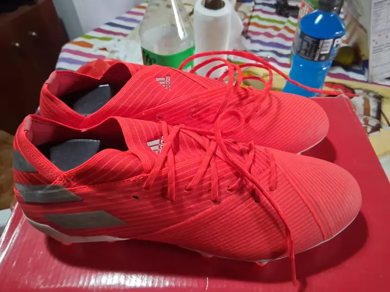 Botines de fútbol Adidas Nemeziz 360 Agility rojos - 1