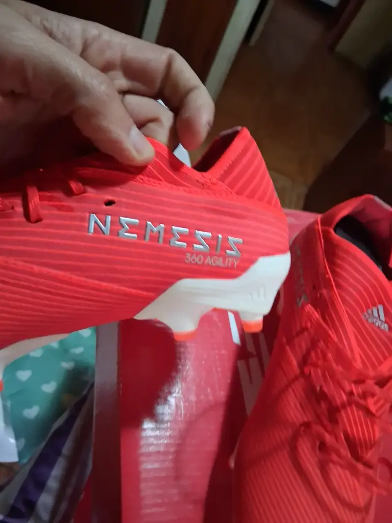 Botines de fútbol Adidas Nemeziz 360 Agility rojos - 2