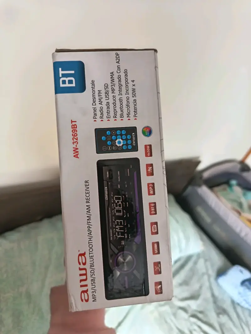 Reproductor de Auto Aiwa AW-3269BT con Bluetooth - 1