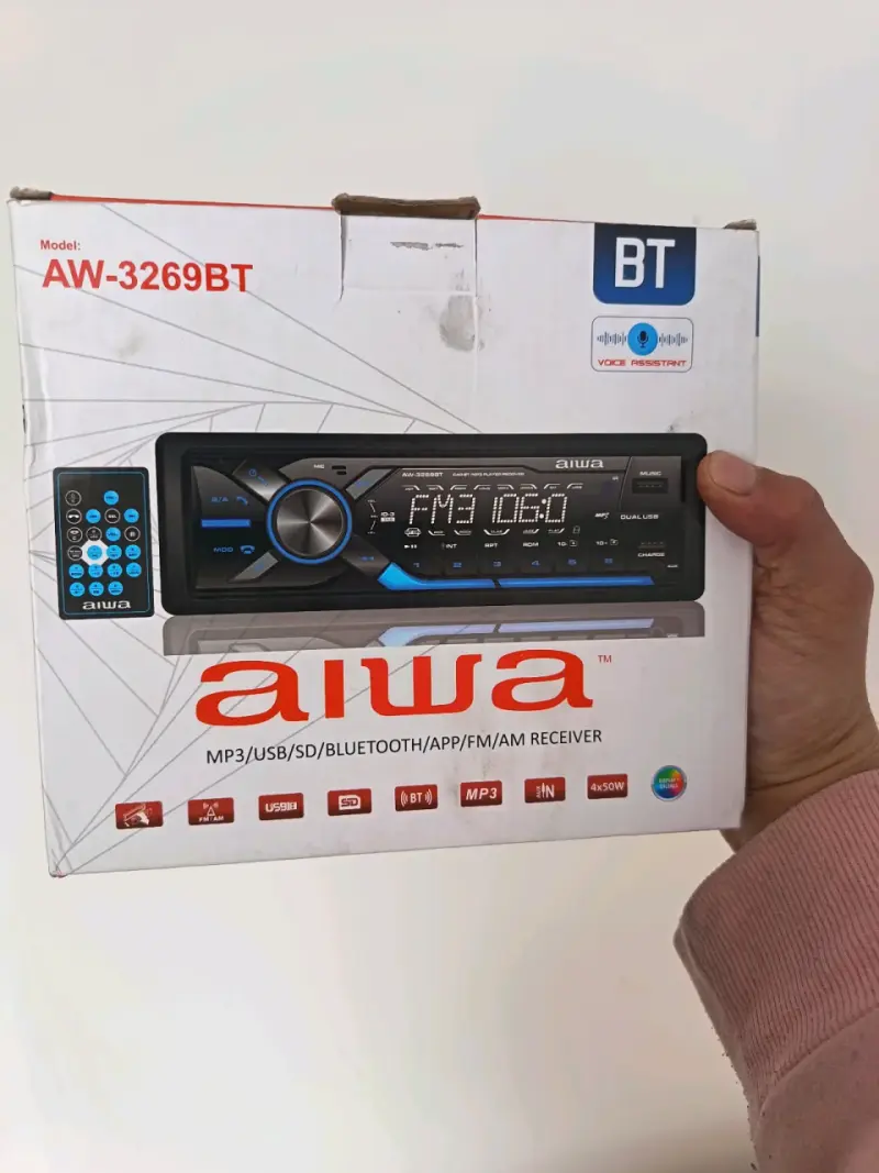 Reproductor de Auto Aiwa AW-3269BT con Bluetooth - 2