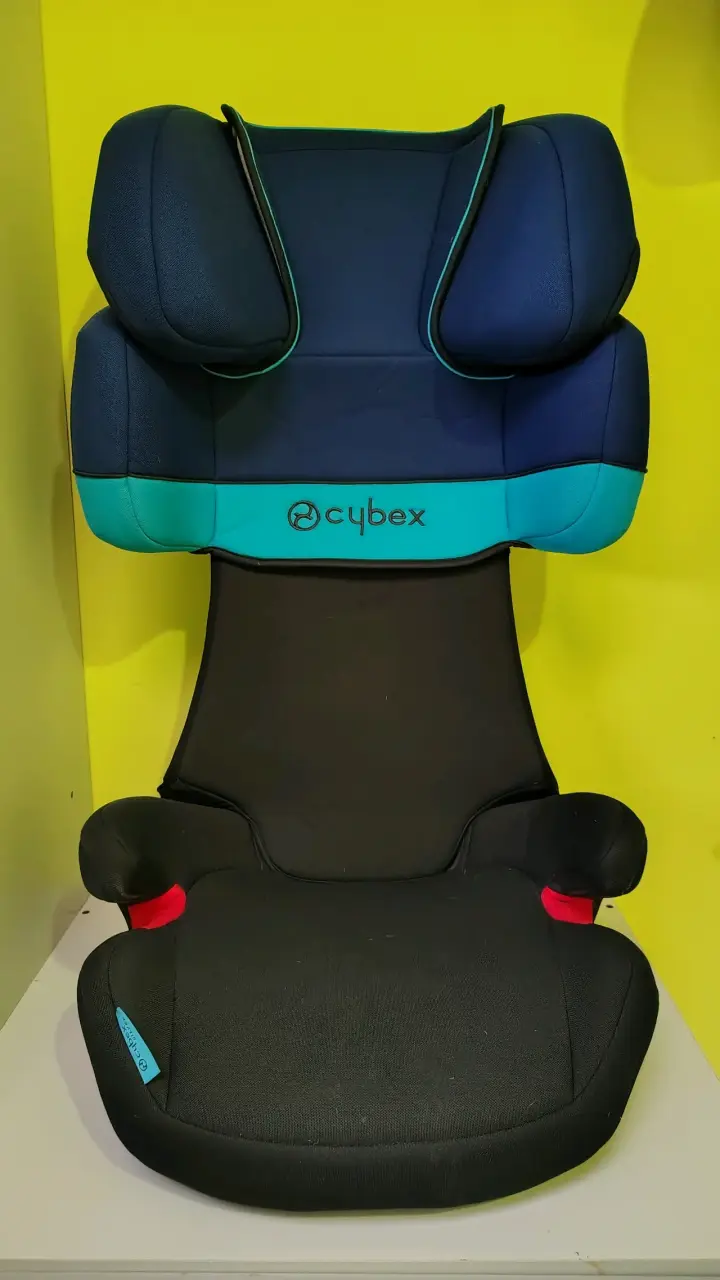 Silla de auto para niños Cybex azul y negra - 1