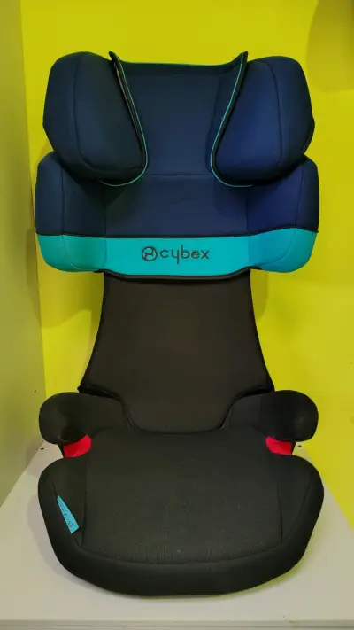 Silla de auto para niños Cybex azul y negra - miniatura 1