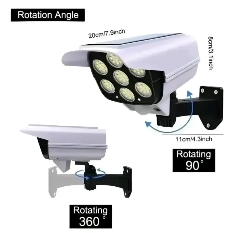 Lámpara solar con sensor de movimiento y control remoto - 1