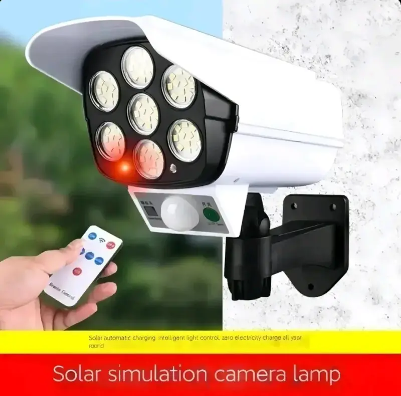 Lámpara solar con sensor de movimiento y control remoto - 3