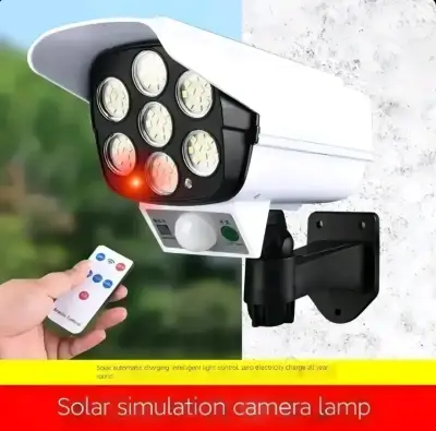 Lámpara solar con sensor de movimiento y control remoto - miniatura 3