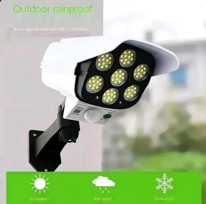 Lámpara solar con sensor de movimiento y control remoto - 4