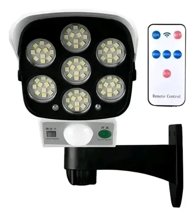Lámpara solar con sensor de movimiento y control remoto - miniatura 5