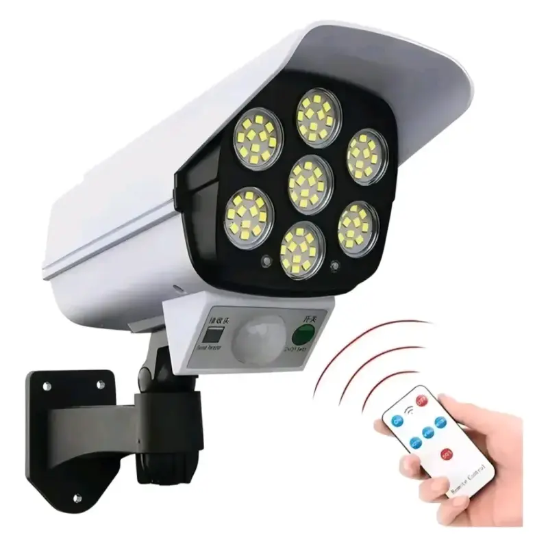 Lámpara solar con sensor de movimiento y control remoto - 6