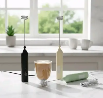 Espumador de Leche Eléctrico Recargable - miniatura 3