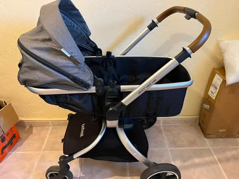 Coche de bebé Bebesit 360 Deluxe gris - 1