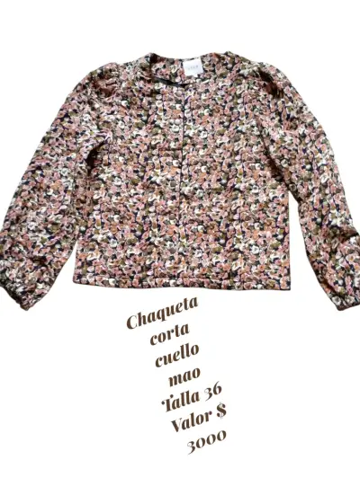 Chaqueta de cuero marrón talla 44 - miniatura 2