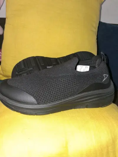 Zapatillas Slip On Negras Power Helca - miniatura 1