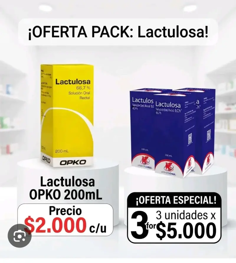 Lactulosa Solución Oral 200mL
