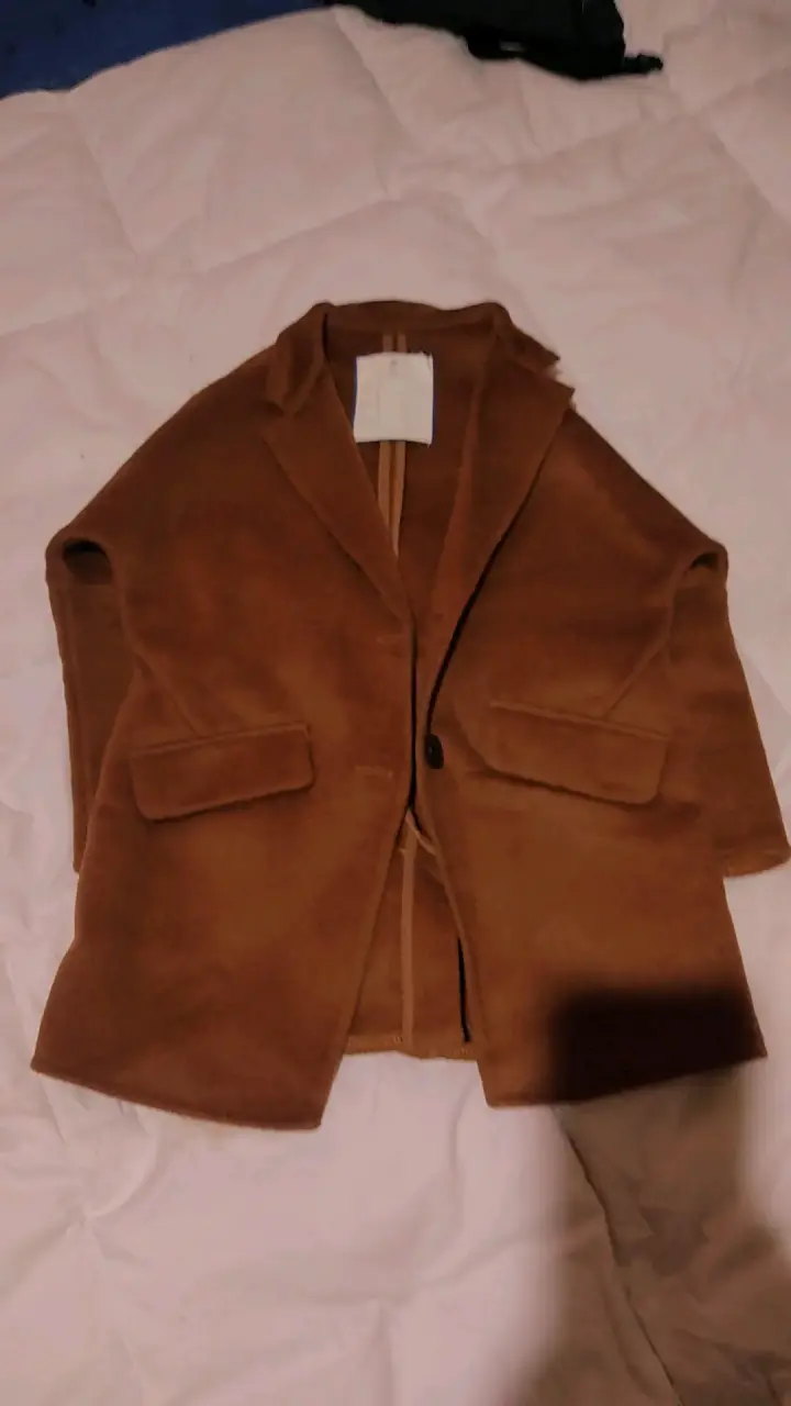 Abrigo marrón de lana Hush Puppies - 1
