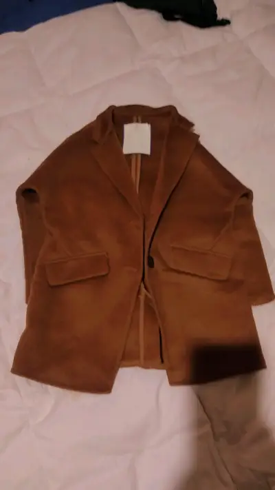 Abrigo marrón de lana Hush Puppies - miniatura 1