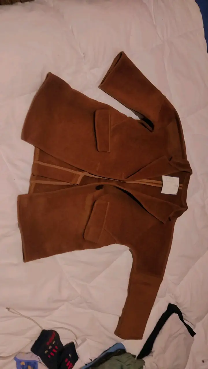 Abrigo marrón de lana Hush Puppies - 2