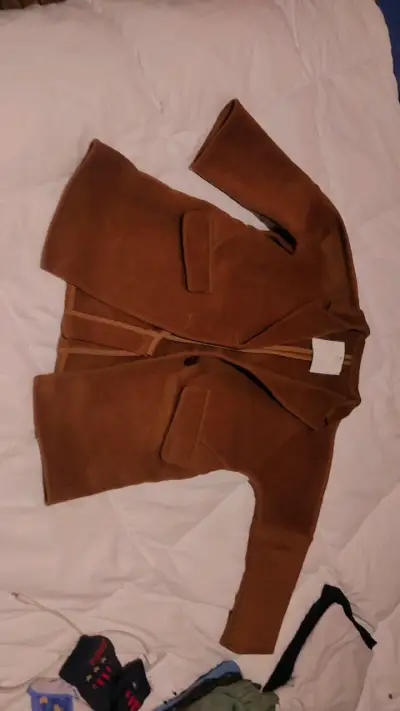 Abrigo marrón de lana Hush Puppies - miniatura 2