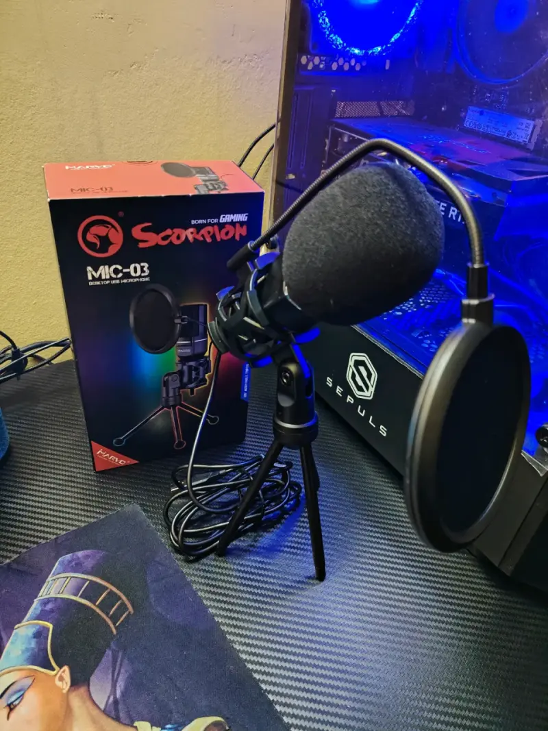 Micrófono de Condensador Scorpion para Gaming - 3