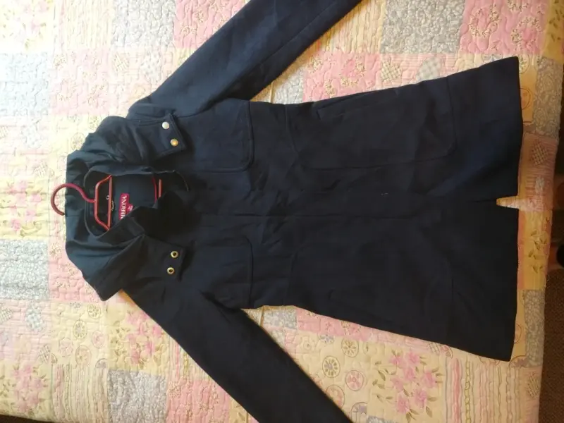 Abrigo azul marino talla S